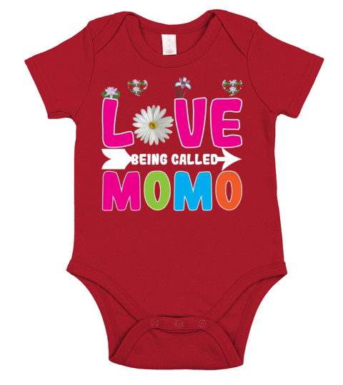 Love Is Being Called Momo Short Sleeve Baby One-Piece