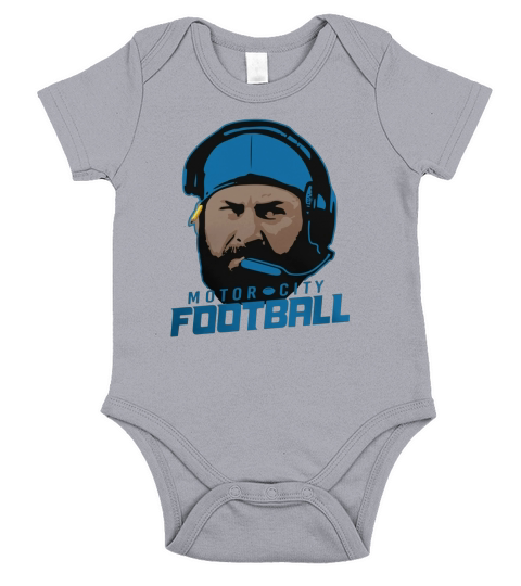 Motor City Football Short Sleeve Baby One-Piece