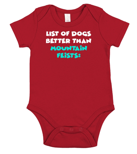 Mountain Feist Short Sleeve Baby One-Piece