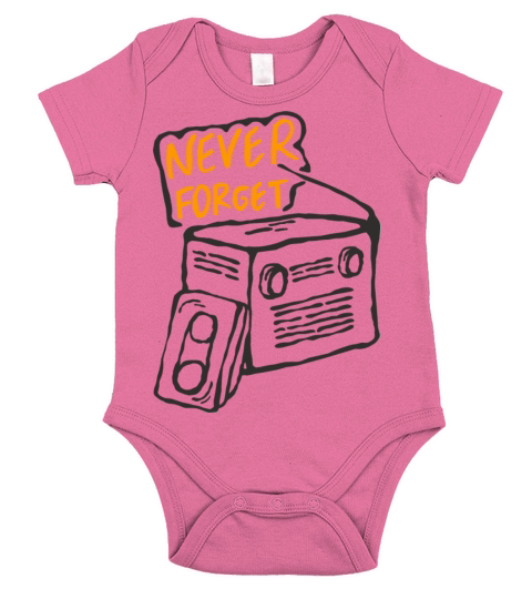 Never Forget 90s Short Sleeve Baby One-Piece