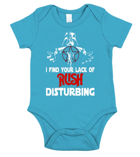 Rush Disturbing Short Sleeve Baby One-Piece