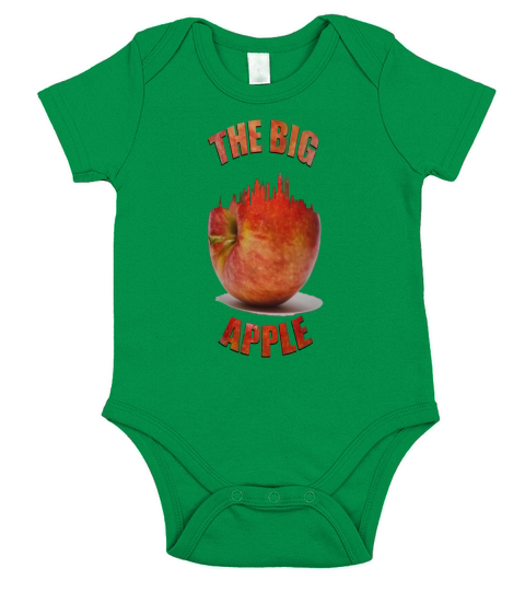 The Big Apple Short Sleeve Baby One-Piece