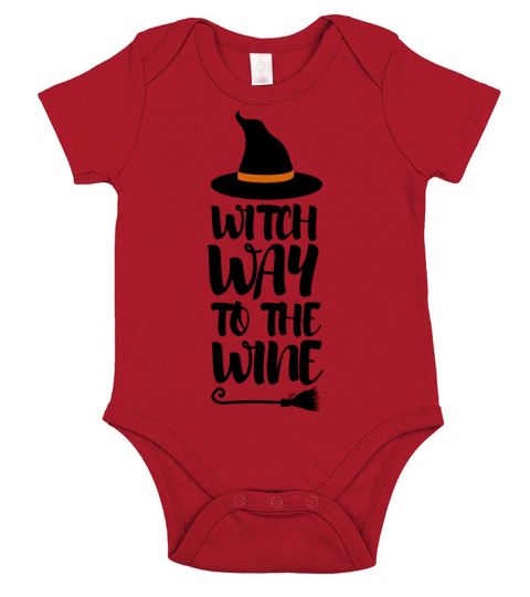 Witch Day To The Wine Short Sleeve Baby One-Piece