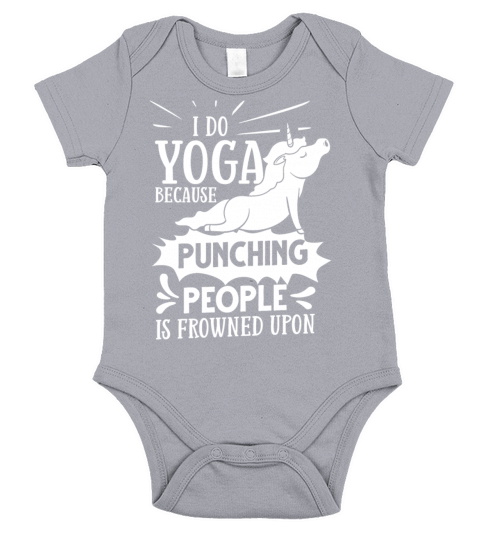 Yoga Unicorn Beginner Workout Quotes Meditation Short Sleeve Baby One-Piece