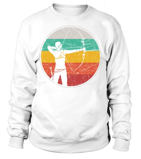 Archery Bow Archer Retro Vintage Sweatshirt Unisex