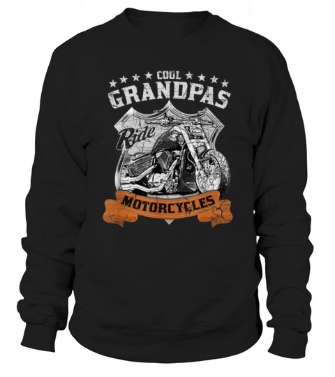 Cool Grandpa Motorcycles Sweatshirt Unisex