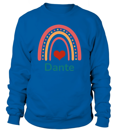 Dante Vintage Boho Rainbow Sweatshirt Unisex