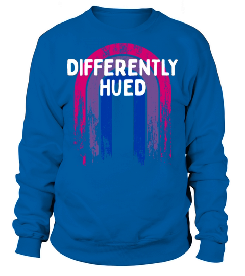 Differently Hued Bisexual LGBTQ Bi Pride Sweatshirt Unisex