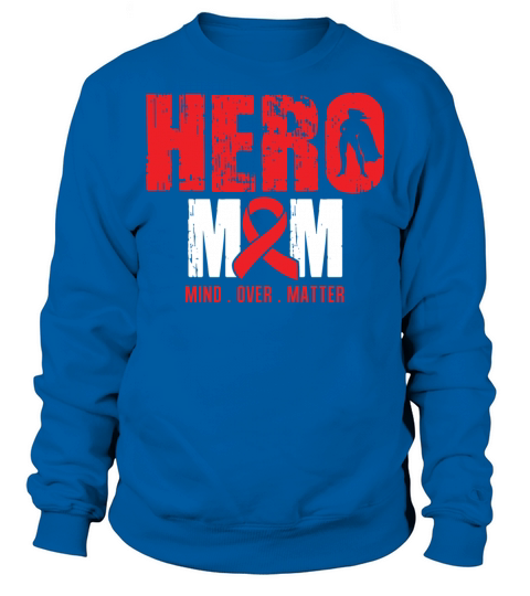 Hero Mom-Sickle Cell Anemia Awareness Ribbon Shirt Sweatshirt Unisex