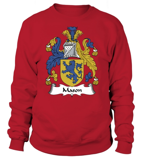 Mason Family Crest British Family Crests - Coffee Mug (colored) Sweatshirt Unisex