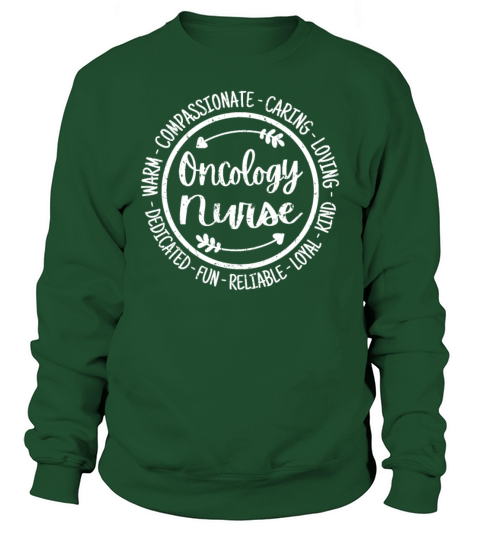 Oncology Nurse Cancer Oncologist Vintage Sweatshirt Unisex