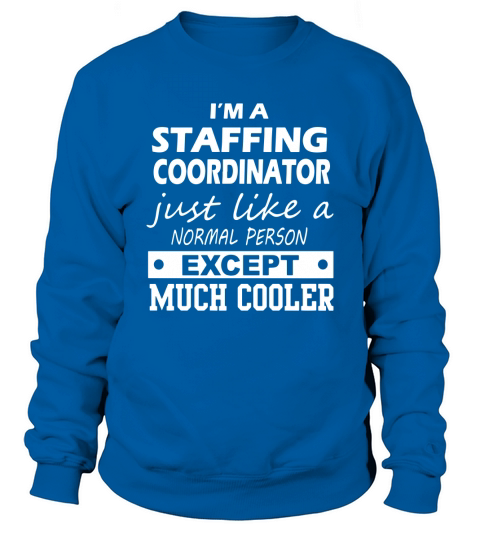 STAFFING COORDINATOR Cooler Sweatshirt Unisex