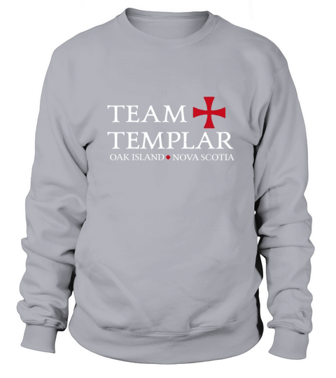 team templar funny oak island treasure t shirt white lc8 Black Sweatshirt Unisex