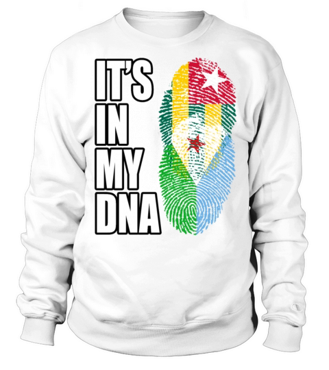 Togolese And Djiboutian Mix Heritage DNA Flag Sweatshirt Unisex