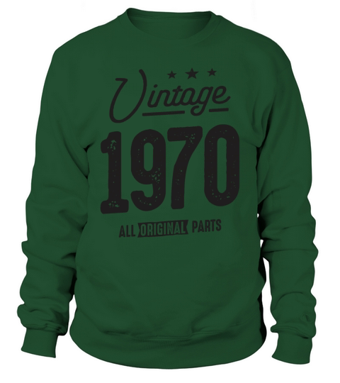 Vintage Born in 1970 - 52nd Birthday Sweatshirt Unisex