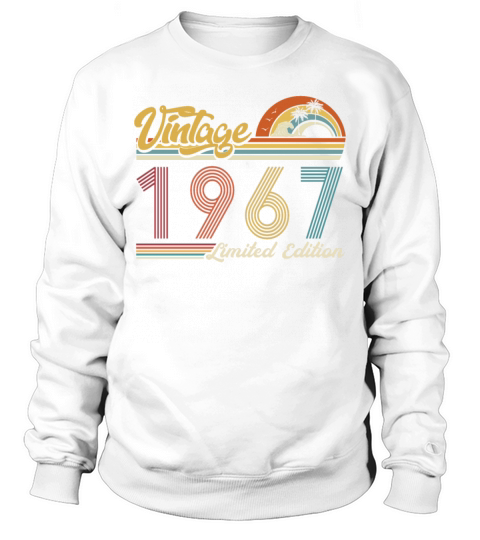 Vintage "Limited Edition" Vintage 1967 Birthday Sweatshirt Unisex