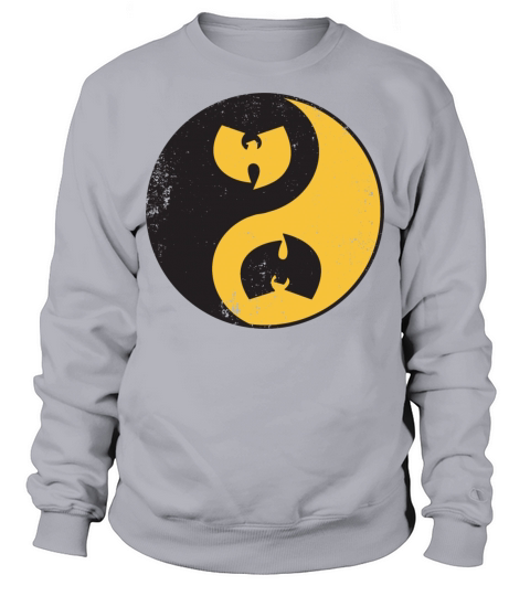 yin and yang wutang black and yellow Sweatshirt Unisex