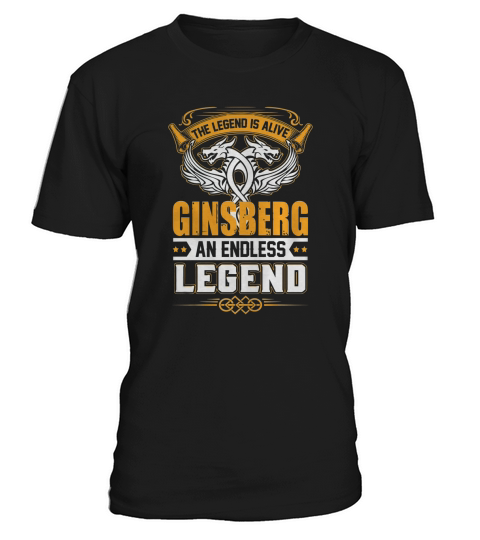 GINSBERG AN ENDLESS LEGEND T-Shirt Unisex