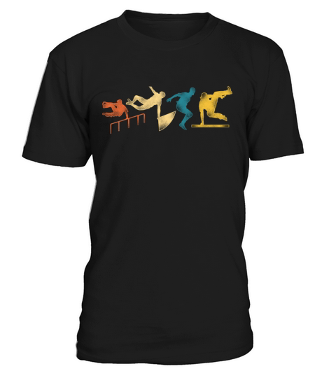 Parkour Free Running Traceur Retro T-Shirt Unisex