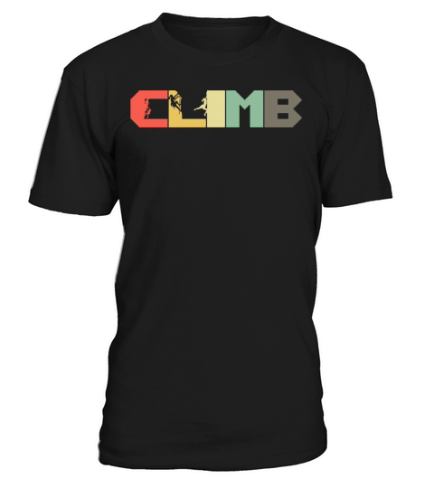 Retro Rock Climbing I Vintage Climber Mountaineer T-Shirt Unisex