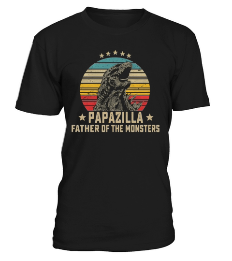 Retro Vintage Papazilla Father Of The Monsters T-Shirt T-Shirt Unisex