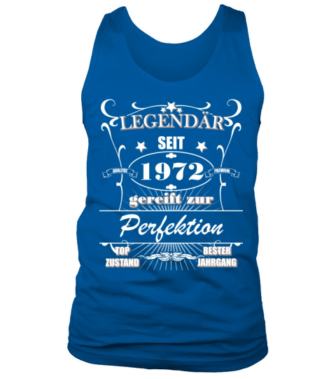 1972 Birthday Man 50 Years Decoration Funny 50s 50 Tank Top Unisex