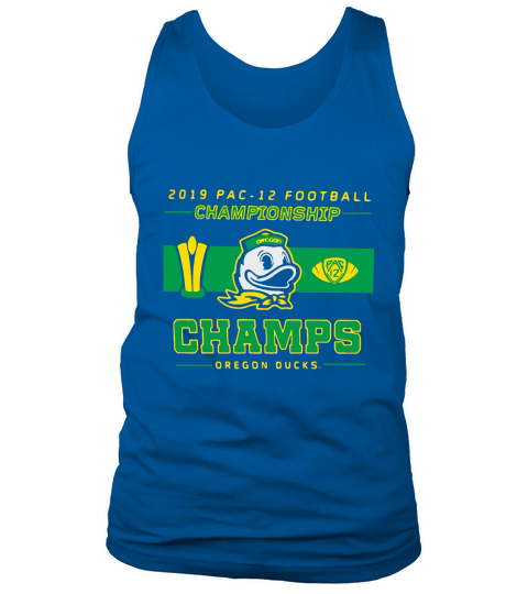 2019 Pac 12 Football Championship Champs Oregon Ducks shirt Tank Top Unisex