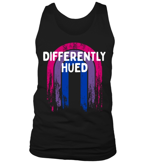 Differently Hued Bisexual LGBTQ Bi Pride Tank Top Unisex