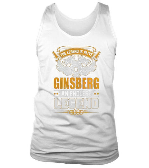 GINSBERG AN ENDLESS LEGEND Tank Top Unisex