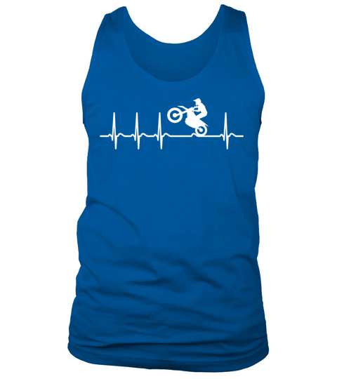 Heart Beating Frequency Motocross Driver Gifts Tank Top Unisex