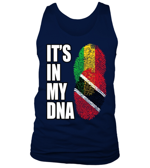 Malian And Trinidad Tobago Mix Heritage DNA Flag Tank Top Unisex