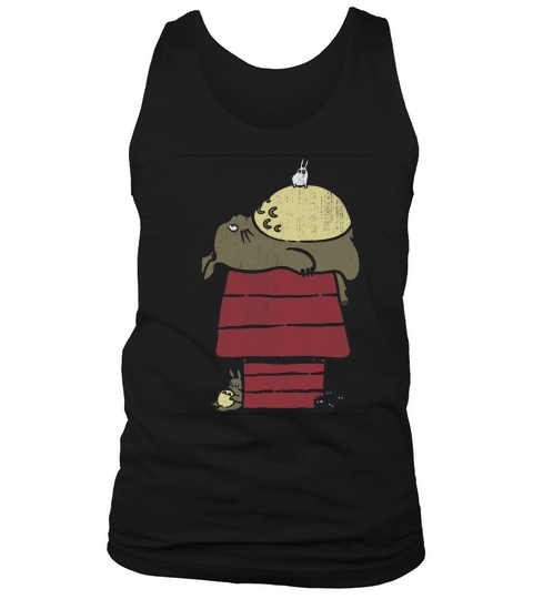 MY NEIGHBOR PEANUT TOTORO SNOOPY PEANUTS NEIGHBOR GHIBLI JAPAN Tank Top Unisex