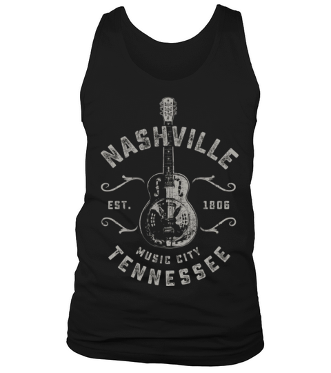 Nashville Music City Usa Vintage Tank Top Unisex