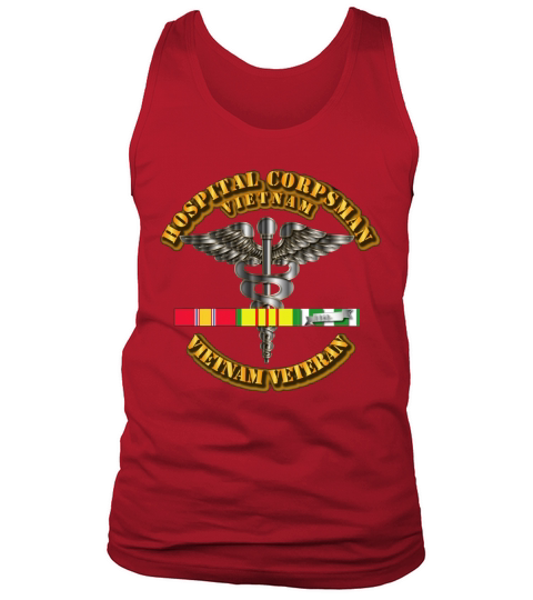 navy-hospital-corpsman-w-vietnam-svc-ribbons Tank Top Unisex