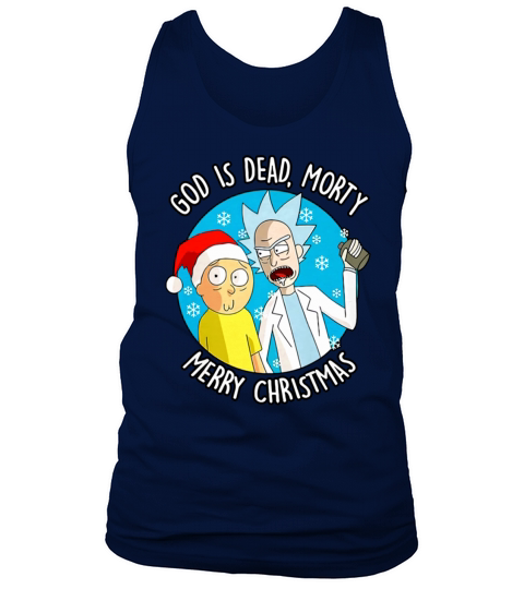Rick &amp;amp;amp; Morty Merry Christmas T-Shirt Tank Top Unisex
