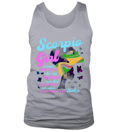 Scorpio Zodiac Proud Melanin Tank Top Unisex