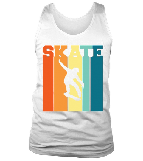 Skate Skateboard Retro Horizontal Sunset Tank Top Unisex