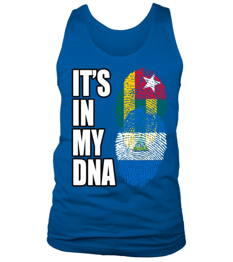 Togolese And Nicaraguan Mix Heritage DNA Flag Tank Top Unisex