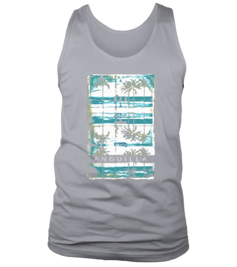 Vintage Anguilla Shirt Ocean Beach Vacation Tshirt Men Women Tank Top Unisex