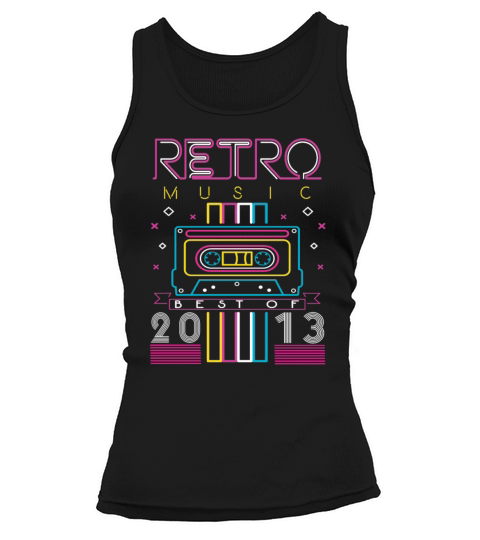 Best Of 2013 Retro Cassette Vintage Birthday Tank top Woman