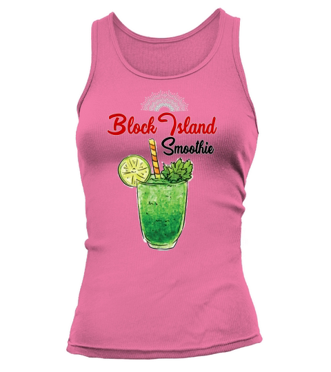 Block Island Beach Smothie Summer Vacation Funny Gift Tank top Woman