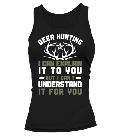 Buck Deer Hunting Hunter Vintage Tank top Woman