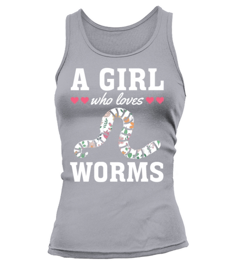 Cute Worm Lover Cute Worm Girl I A Girl Who Loves Tank top Woman