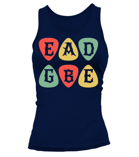 EADGBE Guitar Tuning - Vintage Musician Guitarist Tank top Woman