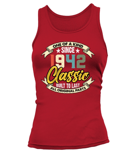 Funny Birthday Born in 1942 Limited Edition Tank top Woman