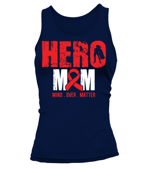 Hero Mom-Sickle Cell Anemia Awareness Ribbon Shirt Tank top Woman