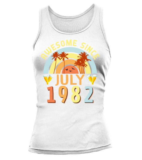July 1982 40th Birthday Tank top Woman
