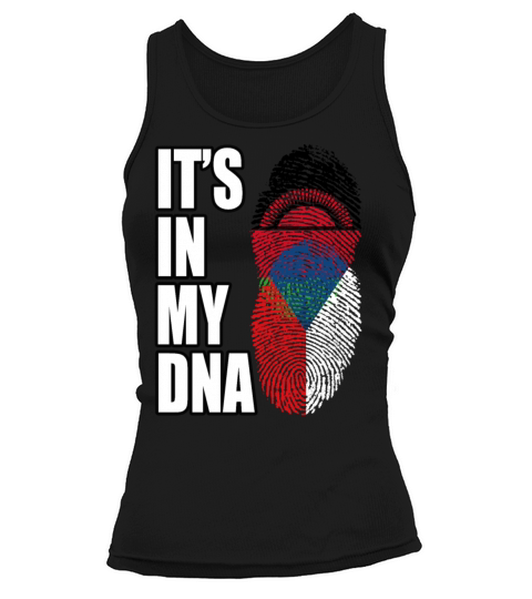 Malawian And Czech Mix Heritage DNA Flag Tank top Woman
