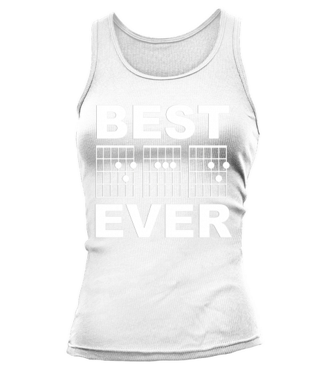 Mens Best Dad Ever Guitar Chords for Musician Father T-Shirt Tank top Woman