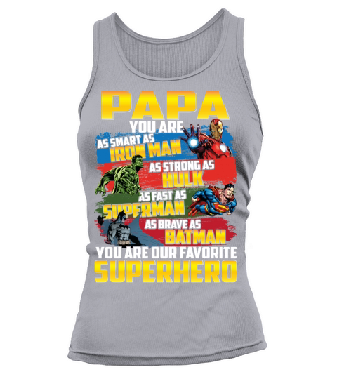Papa- Superhero Tank top Woman